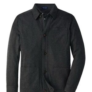 NWT Peter Millar 100% Cashmere Artisan Crafted‎ Chore Coat Charcoal SMALL $1295